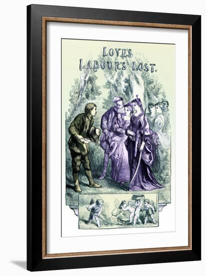 Love's Labours Lost-John Gilbert-Framed Giclee Print