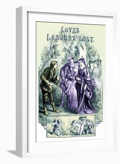 Love's Labours Lost-John Gilbert-Framed Giclee Print