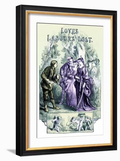 Love's Labours Lost-John Gilbert-Framed Giclee Print