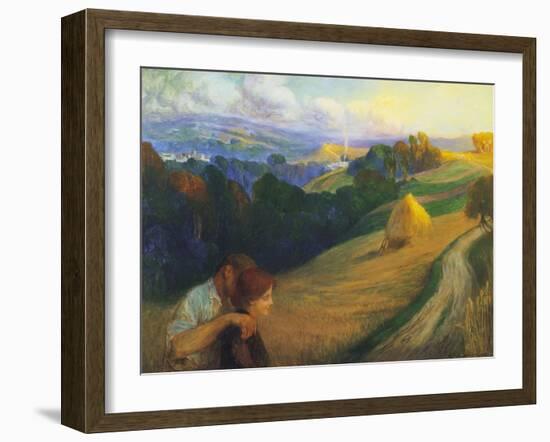 Love's Meandering Path-Michel Simonidi-Framed Giclee Print