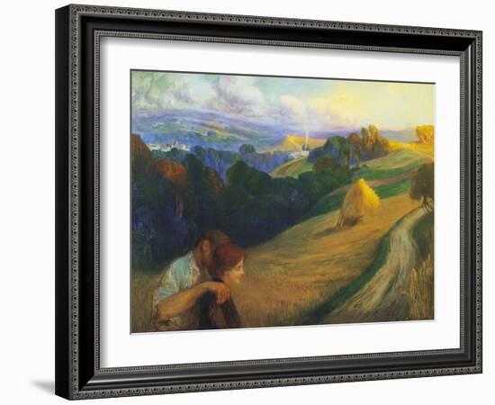 Love's Meandering Path-Michel Simonidi-Framed Giclee Print