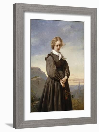 Love's Melancholy, 1866-Constant Mayer-Framed Giclee Print