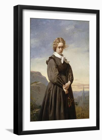 Love's Melancholy, 1866-Constant Mayer-Framed Giclee Print