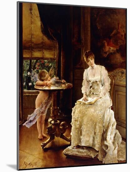 Love's Messenger-Alfred Emile Léopold Stevens-Mounted Giclee Print