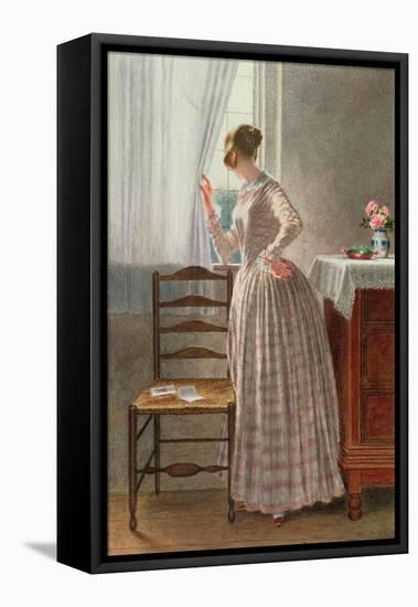 Love's Missive-William Henry Hunt-Framed Premier Image Canvas