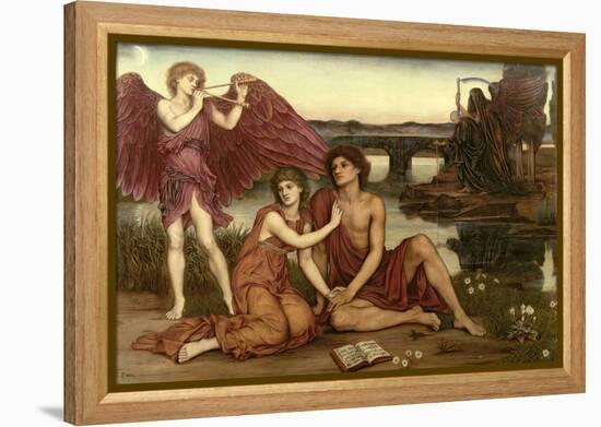 Love's Passing, 1883-84-Evelyn De Morgan-Framed Premier Image Canvas