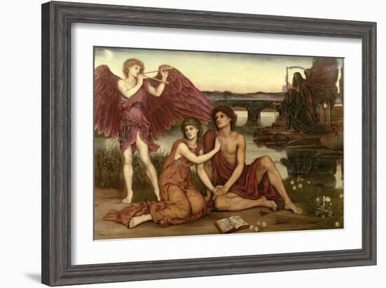 Love's Passing, 1883-84-Evelyn De Morgan-Framed Giclee Print