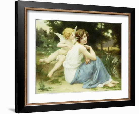 Love's Whisper-Guillaume Seignac-Framed Giclee Print