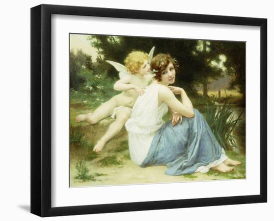 Love's Whisper-Guillaume Seignac-Framed Giclee Print