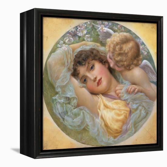 Love's Whispers, 1896-Norman Prescott Davies-Framed Premier Image Canvas