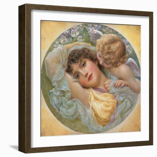 Love's Whispers, 1896-Norman Prescott Davies-Framed Giclee Print