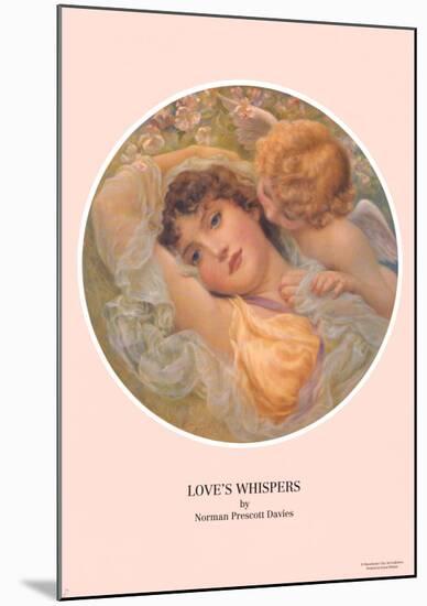 Love's Whispers-Norman Prescott Davies-Mounted Art Print