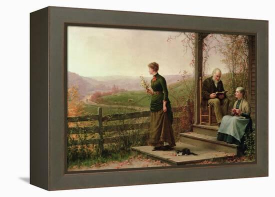 Love's Young Dream, 1887-Jennie Augusta Brownscombe-Framed Premier Image Canvas