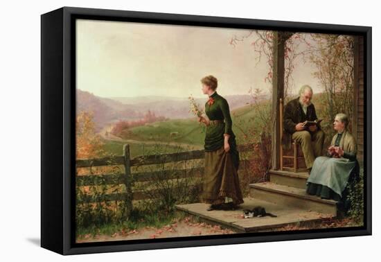 Love's Young Dream, 1887-Jennie Augusta Brownscombe-Framed Premier Image Canvas