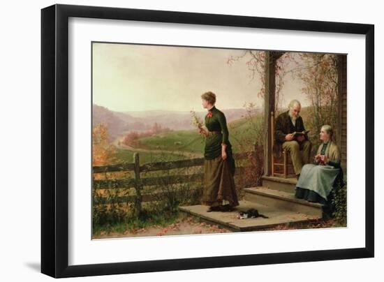 Love's Young Dream, 1887-Jennie Augusta Brownscombe-Framed Giclee Print