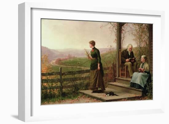 Love's Young Dream, 1887-Jennie Augusta Brownscombe-Framed Giclee Print