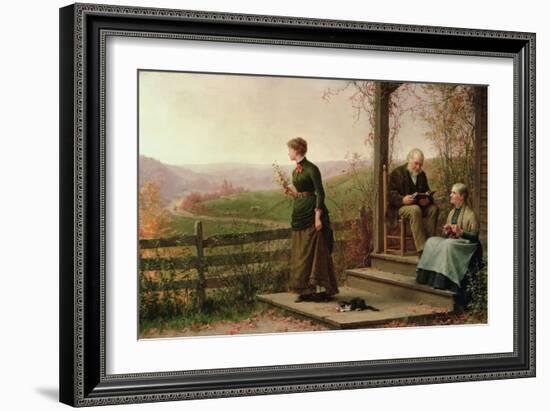 Love's Young Dream, 1887-Jennie Augusta Brownscombe-Framed Giclee Print