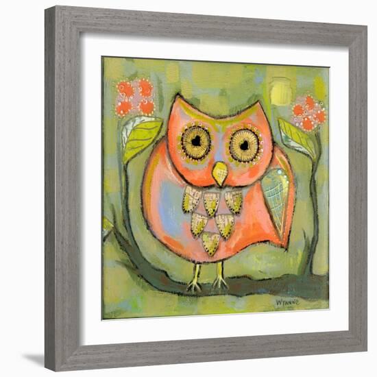 Love Shy Owl-Wyanne-Framed Giclee Print