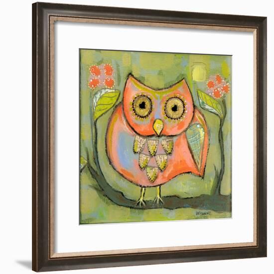 Love Shy Owl-Wyanne-Framed Giclee Print