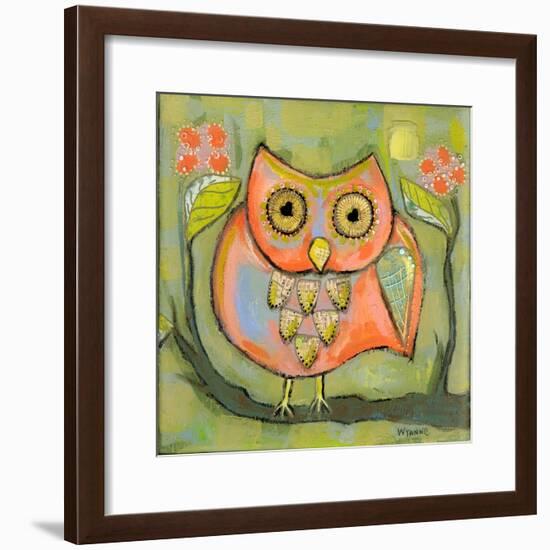 Love Shy Owl-Wyanne-Framed Giclee Print