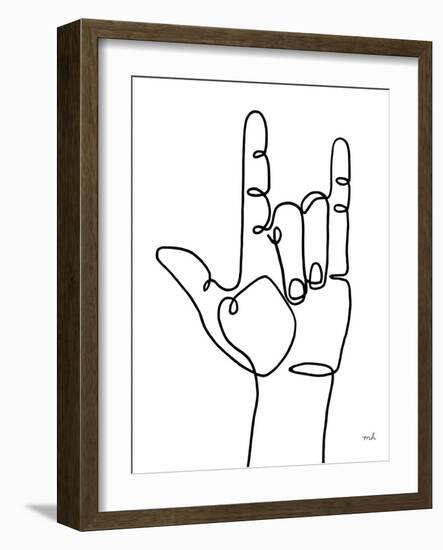 Love Sign-Moira Hershey-Framed Art Print