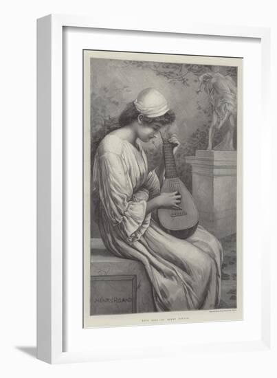 Love Song-Henry Ryland-Framed Giclee Print