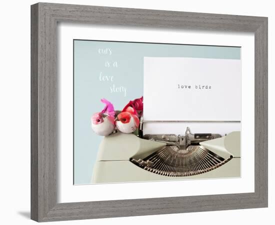 Love Story Love Birds-Susannah Tucker-Framed Art Print