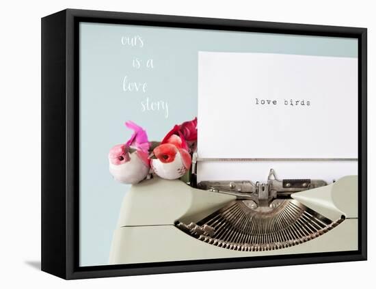 Love Story Love Birds-Susannah Tucker-Framed Stretched Canvas