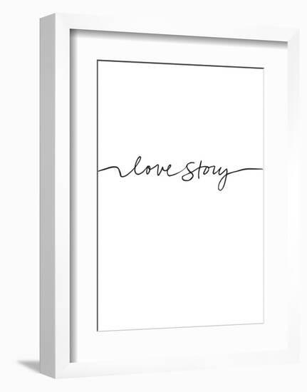 Love Story-Design Fabrikken-Framed Art Print