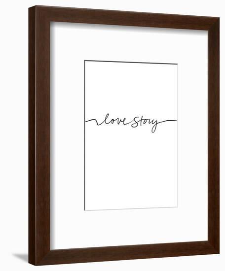 Love Story-Design Fabrikken-Framed Art Print