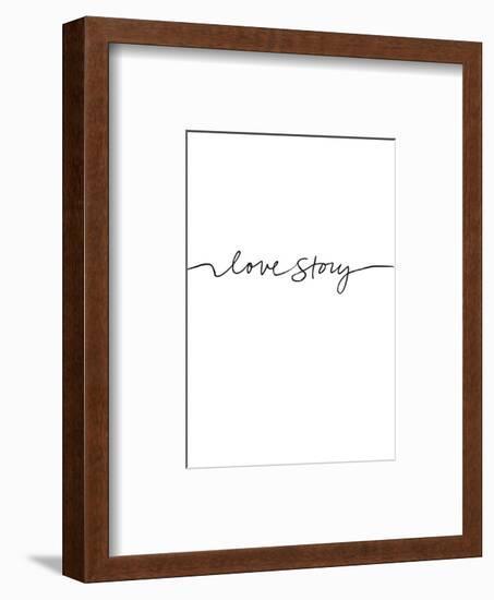 Love Story-Design Fabrikken-Framed Art Print