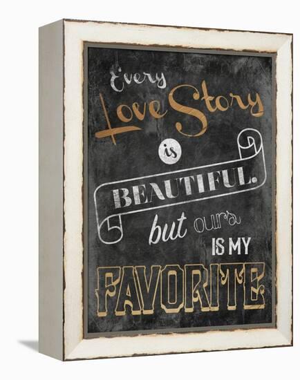 Love Story-Jace Grey-Framed Stretched Canvas