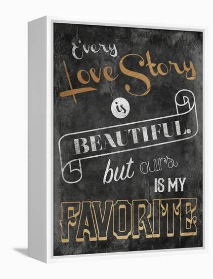 Love Story-Jace Grey-Framed Stretched Canvas