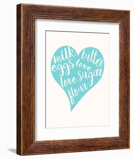 Love, Sugar, Milk Eggs-Z Studio-Framed Premium Giclee Print