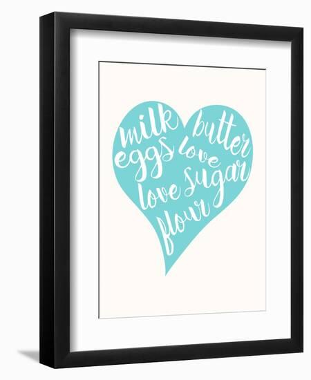 Love, Sugar, Milk Eggs-Z Studio-Framed Premium Giclee Print