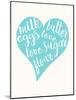 Love, Sugar, Milk Eggs-Z Studio-Mounted Art Print