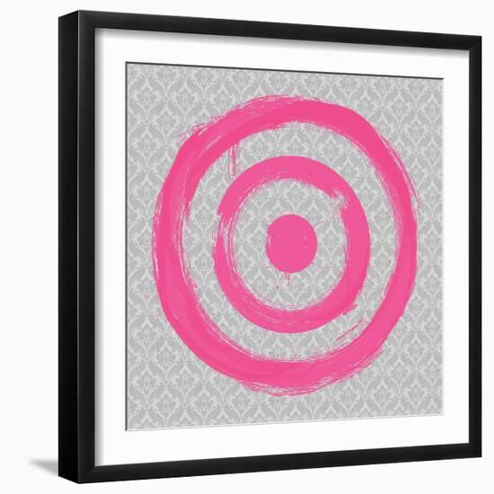 Love Target 1-Savannah Miller-Framed Art Print