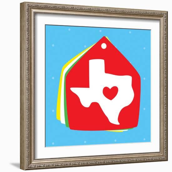 Love Texas-Jace Grey-Framed Art Print