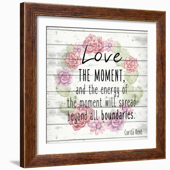 Love The Moment 2-Kimberly Allen-Framed Art Print