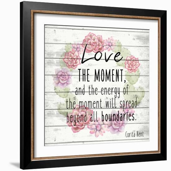 Love The Moment 2-Kimberly Allen-Framed Art Print