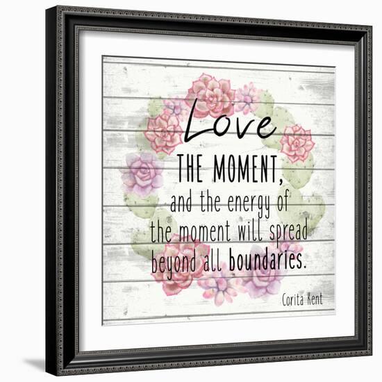 Love The Moment 2-Kimberly Allen-Framed Art Print