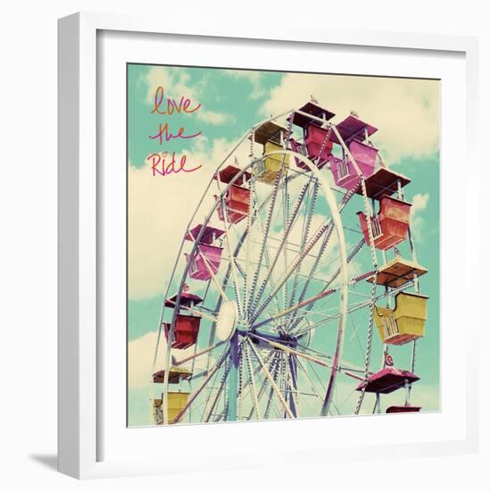 Love the Ride-Lisa Hill Saghini-Framed Art Print