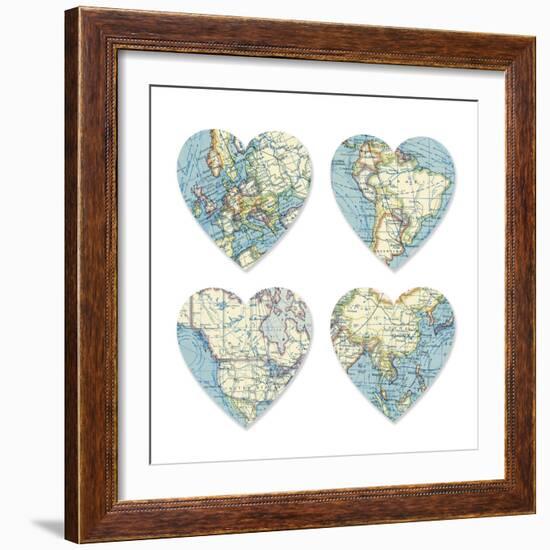 Love the World I-Sasha Blake-Framed Art Print