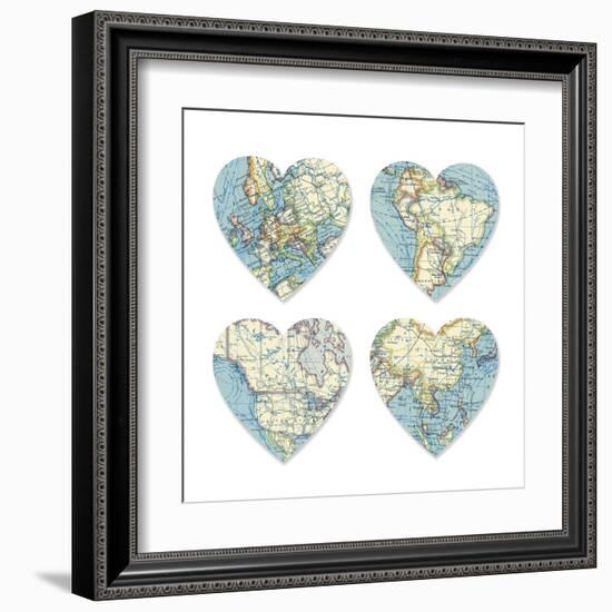 Love the World I-Sasha Blake-Framed Giclee Print