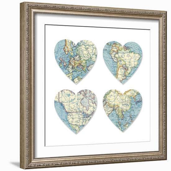 Love the World I-Sasha Blake-Framed Giclee Print