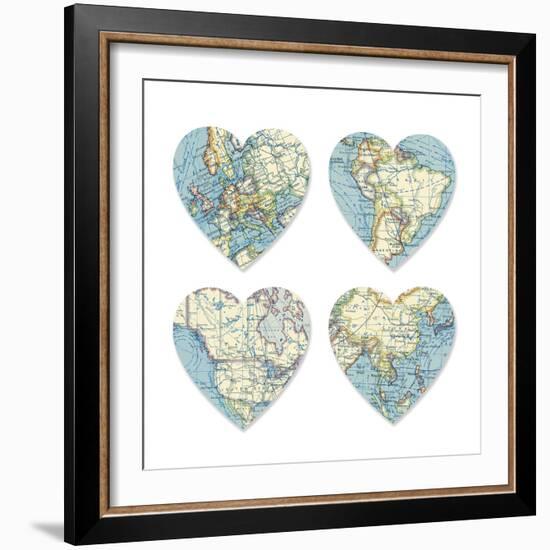 Love the World I-Sasha Blake-Framed Giclee Print