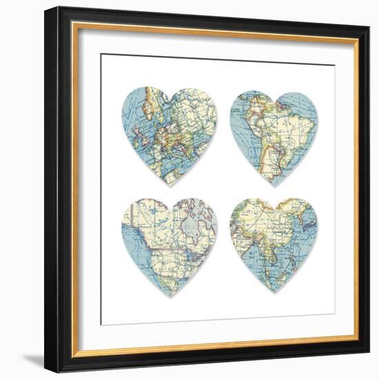 Love the World I-Sasha Blake-Framed Giclee Print