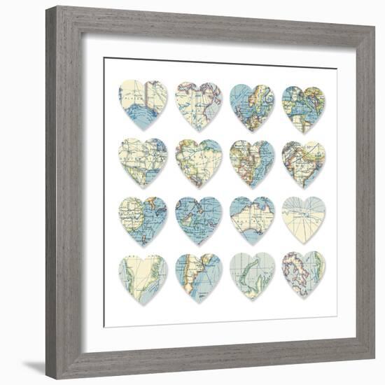 Love the World II-Sasha Blake-Framed Giclee Print