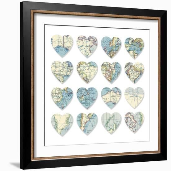 Love the World II-Sasha Blake-Framed Giclee Print