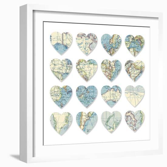 Love the World II-Sasha Blake-Framed Giclee Print